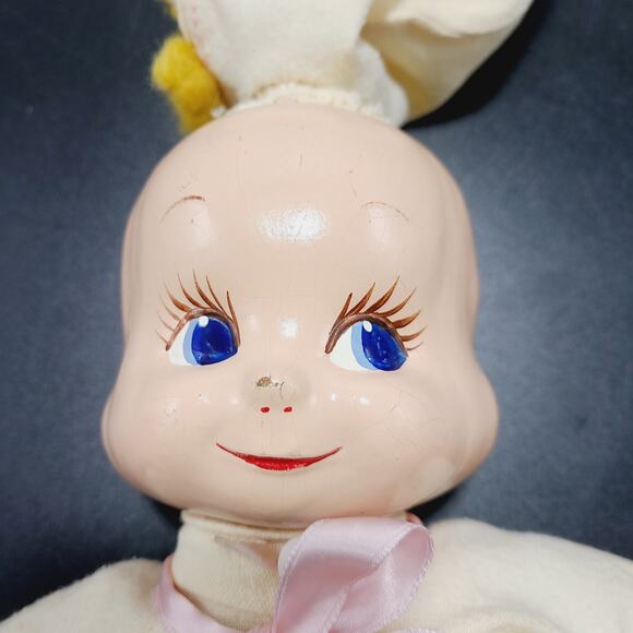 Antique 1940s Horsman 3 Face Composition Trudy Doll - Picture 5 of 11